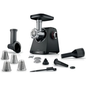 Resim Bosch MFWS440B Serie 4 Gıda Kıyma Makinesi MultiPower Series 4 1900 W Siyah, Siyah 