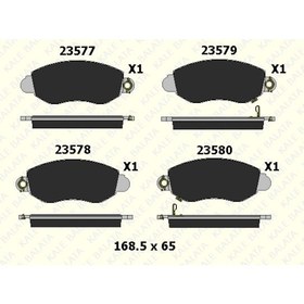 Resim FREN BALATA ÖN FORD TRANSIT V184 - 02-06 ARKADAN ÇEKER 