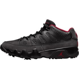 Resim Nike Air Jordan 9 Retro Low Golf Waterproff Mens Leather Golf Shoes Su Geçirmez Hakiki Deri Erkek Golf Ayakkabısı Siyah 
