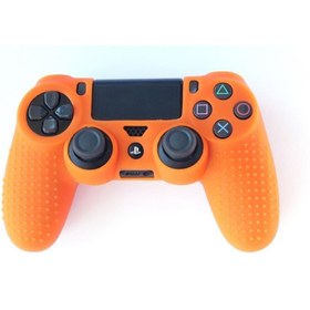 Resim Konsol İstasyonu Playstation 4 Turuncu Kol Koruyucu Silikon Kılıf Tp4 