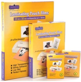 Resim 230X303 mm Polyester Laminasyon Filmi, 100 Lü Paket 