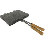 Resim Taşhan T-0488 Mega İç Dış Granit Ocak Üstü El Tost Makinesi-25x19 cm 