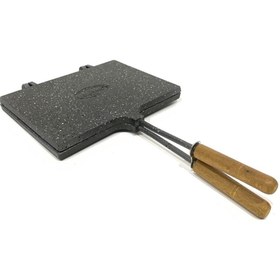 Resim Taşhan T-0488 Mega İç Dış Granit Ocak Üstü El Tost Makinesi-25x19 cm 