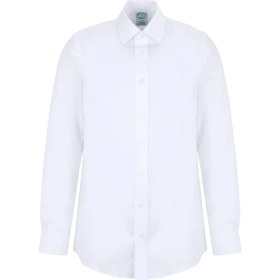 Resim Brooks Brothers Beyaz Erkek Italyan Slim Fit Gömlek BBSS26MSH030 