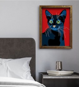 Resim Bk Gift Yatak Odası Konseptli Doğal Masif Ahşap Çerçeveli Tablo 4 (551112607) 