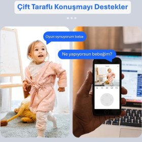 Resim Hediye Bahçesi 5 Antenli Bebek Ev Güvenlik Kamerası 