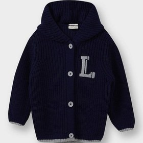 Resim Defacto Erkek Bebek Düğmeli Kapüşonlu Hırka C8863a525aunv241 Lacivert 