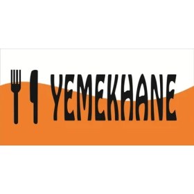 Resim Baysan Yangın Takımınızın Renklerinde Kısım Yemekhane Yazılı 15X30 cm B-22 