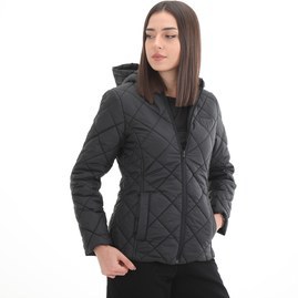 Resim Skechers W Capitone Hooded Jacket Kadın Mont Siyah 