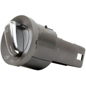 Resim Enva Otomotiv Volkswagen Bora Far Açma Anahtarı Düğmesi 1998-2005 (krom+sisli) 