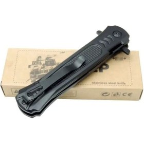 Resim Jeep Çakı Black 22 Cm Yarı Otomatik , Kemerlikli Diğer 