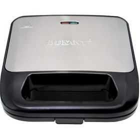 Resim Sokany SK-08063 800 W Yapışmaz Kaplamalı Kompakt Waffle Makinesi Dikey Saklamalı 