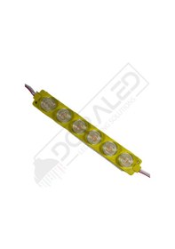 Resim 12 Volt 6 Watt 6 Mercekli Sarı Amber Modül Led 10 Adet 