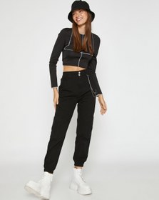 Resim Jogger Pantolon Zincir Detaylı 