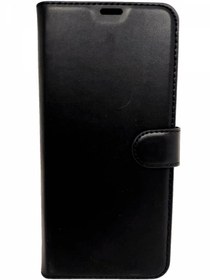 Resim eonaks Xiaomi Redmi Note 8 Cüzdan Kılıf Kapaklı Stantlı Siyah 
