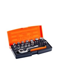 Resim Bahco Sl25 1/4'' Karbüratör Lokma Takımı 25 Parça 