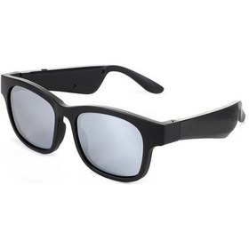 Resim Wealthglow Zunhaı A12 Akıllı Bluetooth Güneş Gözlüğü Kulaklık - Gümüş Aurkft 