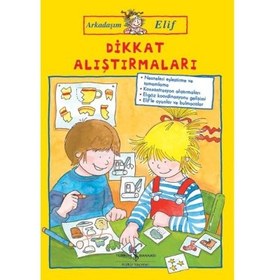 Resim İş Bankası Yayınları Arkadaşım Elif Dikkat Alıştırmaları 
