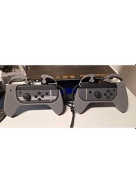 Resim Opencart Bireysel Joycons İçin X-con Grip Xbox Style/joycon Grip Sadece Plastik Aparattır 