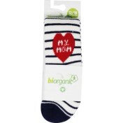 Resim Bibaby Biorganic Mom And Dad Havlu Külotlu Çorap 68418 Ekru 