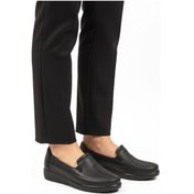 Resim Siyah Cilt Hafif Esnek Anatomik Kadın Casual Ayakkabı 293117 Z Siyah Cilt 