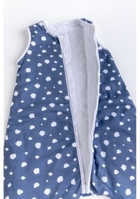 Resim Babymod Premium Kalite 2,5 Tog 100% Pamuk Penye Astarlı Kız -erkek Çocuk Uyku Tulumu Lacivert 