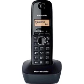 Resim Panasonic KX-TG1611 Dect Telsiz Telefon (Siyah) 
