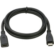 Resim type c usb 3.1 dişi erkek uzatma kablosu 50 cm type c usb 3.1 dişi erkek uzatma kablosu 50 cm