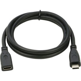 Resim type c usb 3.1 dişi erkek uzatma kablosu 50 cm 