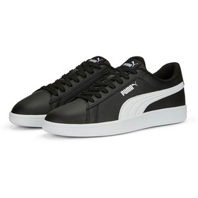 Resim Puma Smash 3.0 L Bayan Spor Ayakkabı Siyah\u002Fbeyaz 