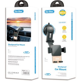 Resim Go Des GD-HD328 360 Derece Dönebilen Vakumlu Tasarım Araç İçi Telefon Tutucu - Siyah 