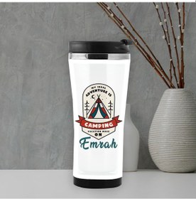 Resim Kampçılara Özel Tasarımlı Isme Özel Termos Mug 