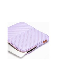 Resim Omuz Askılı Notebook Çanta Tablet Laptop Kılıfı 13"-14" V Model Deri Lila 