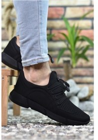 Resim Riccon Siyah Siyah Erkek Sneaker 00122015-Mat Siyah 