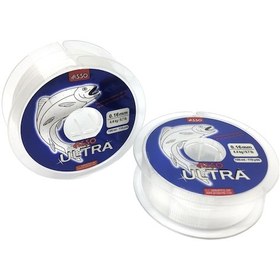 Resim Asso Ultra Paralelling 100mt Monofilament Misina Beyaz - 0.50mm 