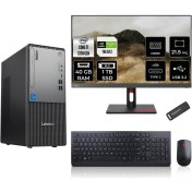 Resim Lenovo Thinkcentre Neo 50T Gen 5 Intel Core I7 13700 40GB 1tb SSD GTX1650/4GB 21.5" Fhd Monitör Freedos Masaüstü Bilgisayar & Per4 USB Bellek 12UB000LTRMNT2323 