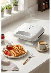 Resim Kiwi KSM-2405W 750 W Waffle Makinesi 
