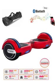 Resim CityMate Elektrikli Kaykay Hoverboard 6.5 Inch Ledli Model - Kırmızı 