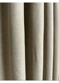 Resim Mavi Etek Desen Vizon Zemin Fon Perde 1/2,5 Orta Pile Vizon-mavi 