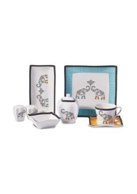 Resim Korkmaz Link Collection 28 Parça Kahvaltı Takımı A8584 Çok Renkli 