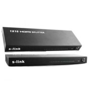 Resim S-Link S-Link Sl-Lu626 16 Port Hdmı 1080P 3D Splitter 