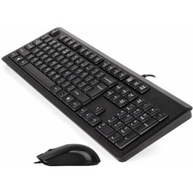 Resim A4 Tech KR-9276 Q Kablolu USB Q Mmedya Klavye + Optik Mouse Set 