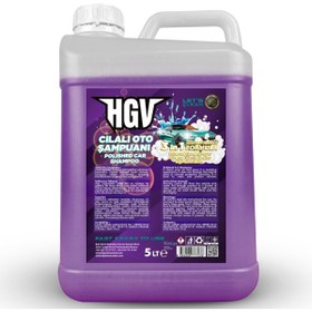 Resim HGV Oto Market HGV Cilalı Oto Şampuanı Mor 5Lt 