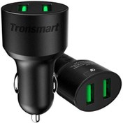 Resim Tronsmart Çift Usb Çıkışlı Dual Port Qc 3.0 Hızlı Araç Şarj Cihazı 