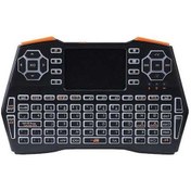 Resim Createtech 2.4g Mini Kablosuz Klavye Air Mouse Rgb Arka Aydınlatmalı Klavye Dizüstü Tv Kutusu Tablet İçin 