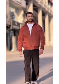 Resim Rocqerx X-2021 Ribanalı İçi Kapitone Süet Mont KİREMİT 
