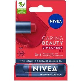Resim Nivea Renkli Dudak Bakım Kremi Kırmızı 4.8gr 