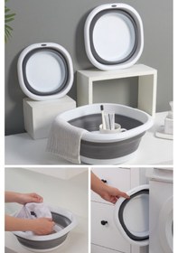 Resim Katlanır Badya Akordiyon Leğen 10 Litre 