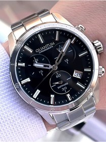 Resim Quantum Sapphire Cam Çelik Kordon İç Kadran Fonksiyonları Aktif 10 Atm Erkek Kol Saati Epwg1159.350 