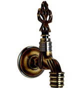 Resim Perletörlü Antik Osmanlı Musluğu 1/2 Perlatörlü ( %100 Pirinç ) 